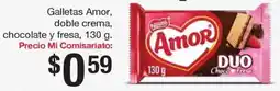 Mi Comisariato Nestlé amor galletas doble crema, chocolate y fresa oferta