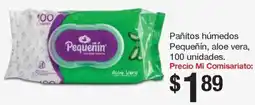 Mi Comisariato Pequeñín pañitos húmedos aloe vera oferta