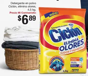Ciclón detergente en polvo elimina olores