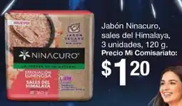 Mi Comisariato Ninacuro jabón sales del himalaya, 3 unidades oferta