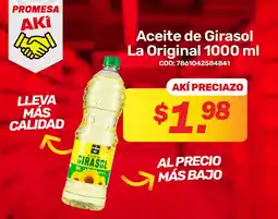 Akí La Original aceite de girasol oferta