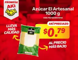 Akí El Artesanal azúcar oferta