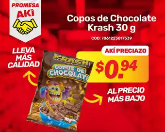 Krash copos de chocolate
