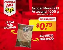 Akí El Artesanal azúcar morena oferta