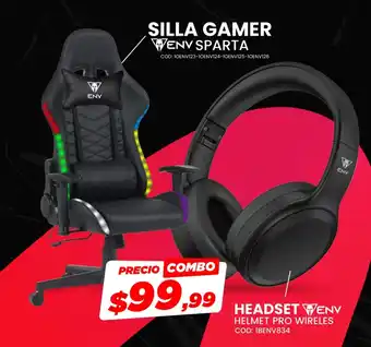 Env silla gamer + headset