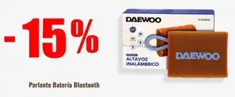 Daewoo parlante batería bluetooth