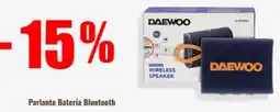 Supermaxi Daewoo parlante batería bluetooth oferta