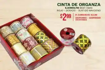 Cinta de organza