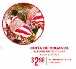 Tia Cinta de organza oferta