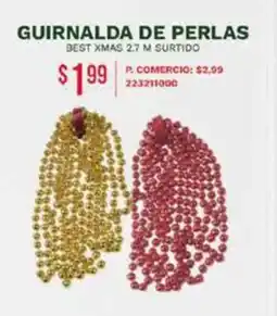 Tia Guirnalda de perlas best xmas oferta