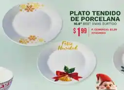 Tia Plato tendido de porcelana 10.6" oferta