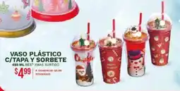 Tia Vaso plástico c/tapa y sorbete oferta