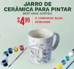 Tia Jarro de cerámica para pintar best xmas surtido oferta