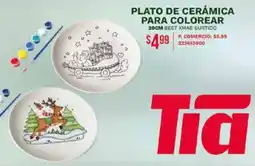Tia Plato de cerámica para colorear oferta