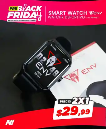 Env smart watch watchx deportivo