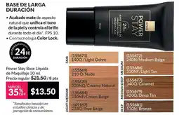 AVON Power stay base líquida de maquillaje oferta