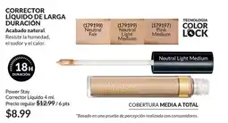 AVON Power stay corrector líquido oferta
