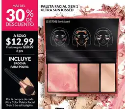 AVON Paleta facial 3 en 1 ultra sun kissed oferta