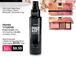 AVON Spray preparador y fijador de maquillaje oferta