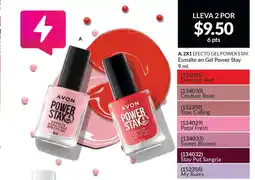 AVON Power stay esmalte en gel oferta