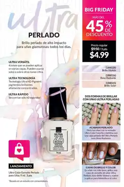 AVON Ultra color esmalte perlado para uñas oferta