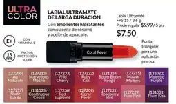 AVON Labial ultramate FPS 15 oferta