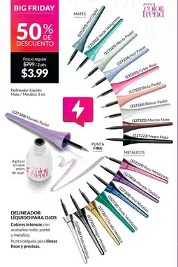 AVON Delineador líquido mate / metálico oferta
