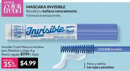 AVON Invisible crush mascara incolora para pestañas y cejas oferta
