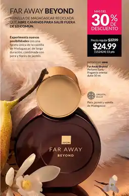 AVON Far away beyond perfume spray fragancia oriental dulce oferta