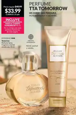 AVON Tomorrow perfume spray oferta