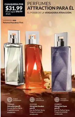 AVON Avon attraction para él oferta