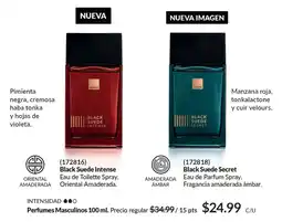 AVON Black suede intense/ secret oferta