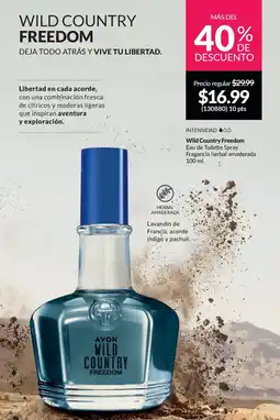 AVON Avon wild country freedom eau de toilette spray oferta