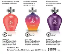 AVON Perfumes femeninos crush/stories/dreams oferta