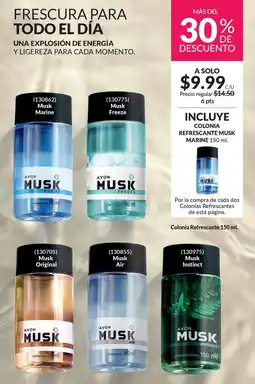 AVON Avon musk marine/freeze/original/air/instict oferta