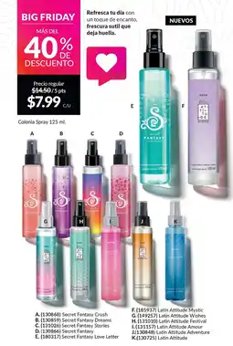AVON Secret fantacy crush oferta