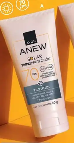 AVON Anew solar triple protección FPS 70 oferta