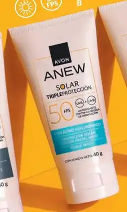 AVON Anew solar triple protección loción facial mate fps 50 oferta