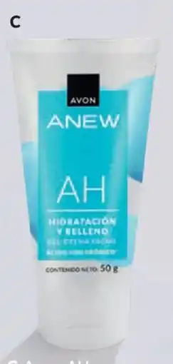 AVON Anew ah hidratación y relleno gel-crema facial ácido hialurónico oferta