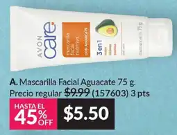 AVON Avon mascarilla facial aguacate oferta