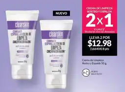 AVON Crema de limpieza rostro y espalda oferta