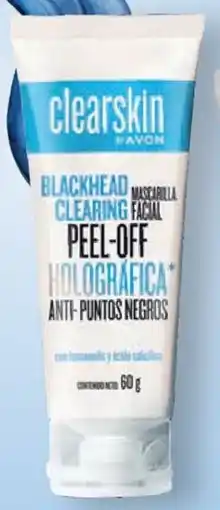 AVON Mascarilla facial peel-off holográfica oferta