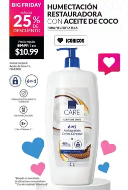 AVON Crema corporal aceite de coco 6 en 1 oferta