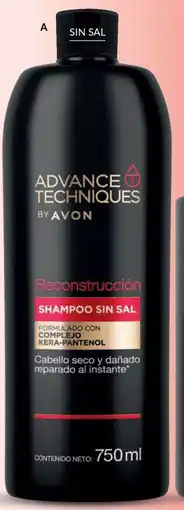AVON Avon advance techniques shampoo sin sal reconstrucción oferta