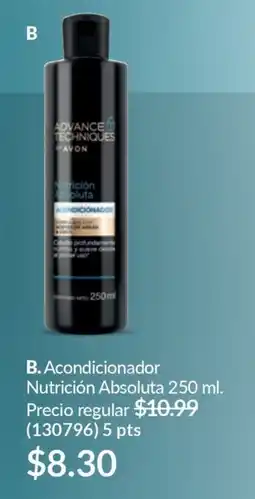 AVON Avon advance techniques acondicionador nutrición absoluta oferta
