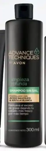 AVON Avon advance techniques shampoo sin sal limpieza profunda oferta
