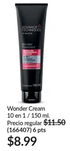 AVON Avon advance techniques wonder cream 10 en 1 oferta