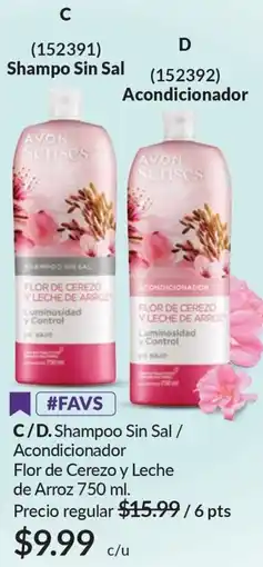 AVON Avon serises shampoo sin sal/ acondicionador oferta