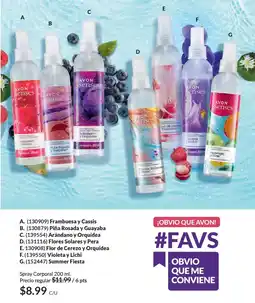 AVON Spray Corporal oferta