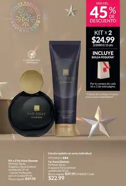 AVON Far away glamour perfume spray oferta